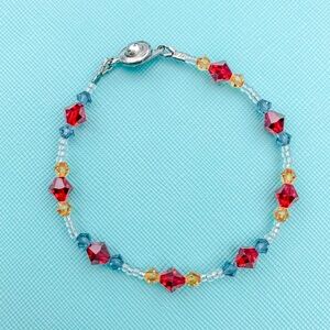 Elegant Multicolor Crystal Bracelet